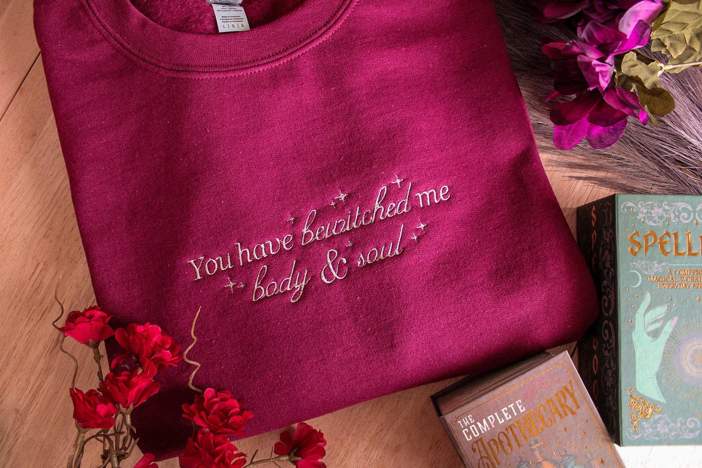 Bewitched Me Embroidered Sweatshirt