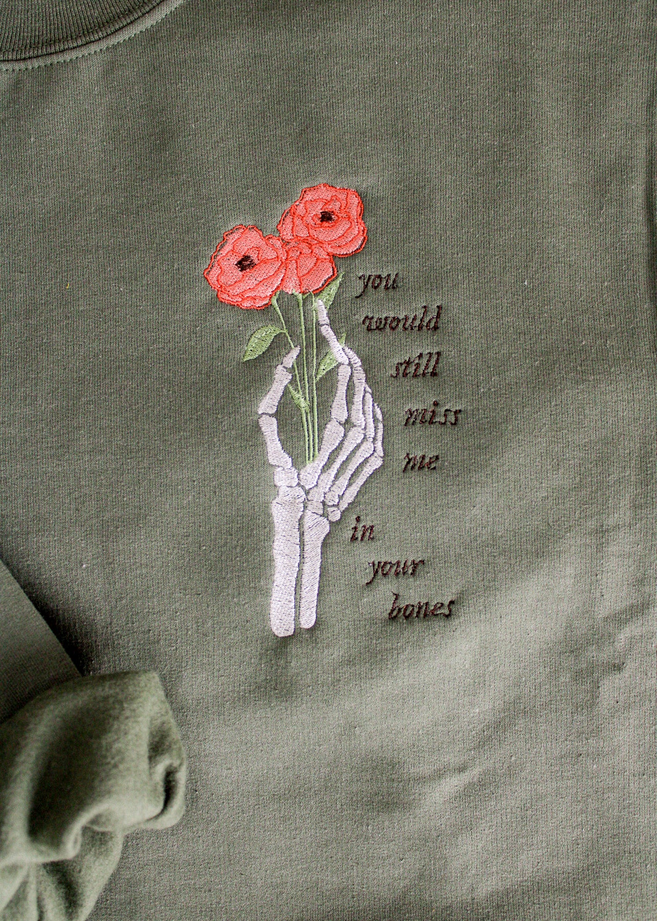 In Your Bones Embroidered Crewneck