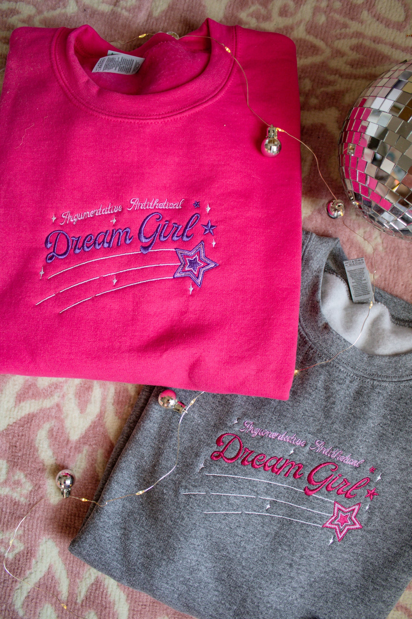 Dream Girl Embroidered Crewneck