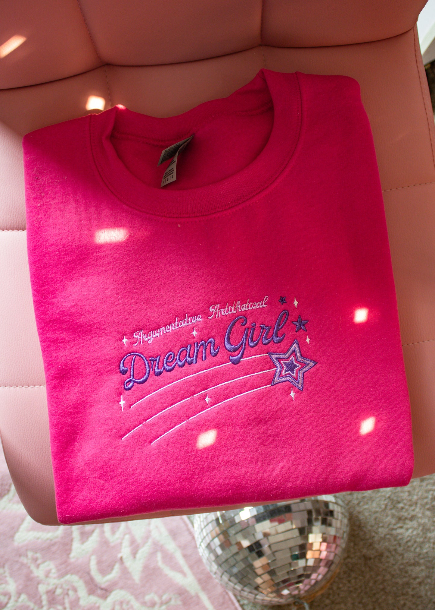 Dream Girl Embroidered Crewneck