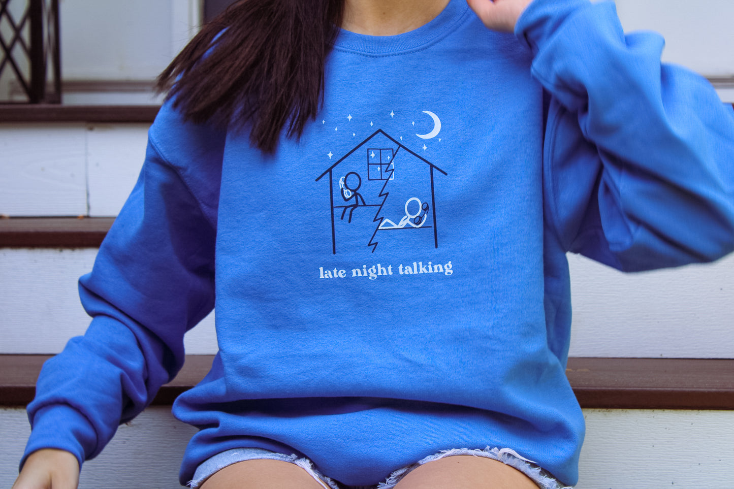 Late Night Talking Sweatshirt